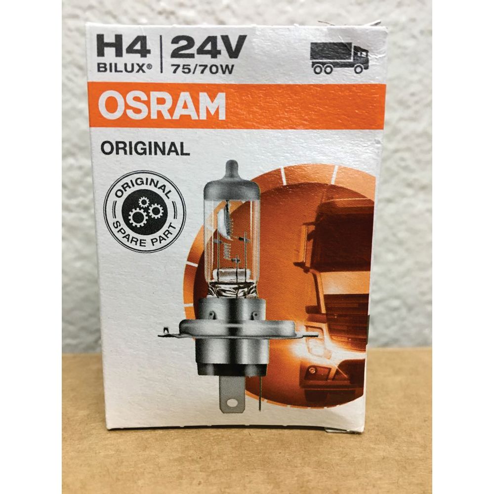 lâmpada de farol h4 64196 75/70w 24v = gl46h4 / UN / Osram - macrolub